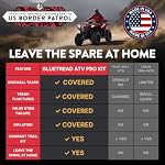 GlueTread ATV Tire Repair Kit, Off-Road Tire Patch Kit & 4 CO2 Cartridges - Image 5