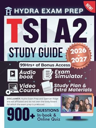 TSI STUDY GUIDE 2026-2027: Expanded Edition Comprising Detailed Review ...