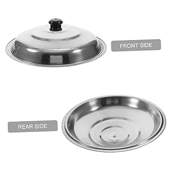 Amazon｜GAXIRE ステンレス鍋の蓋 ドーム蓋 穴なし 中華鍋 蓋