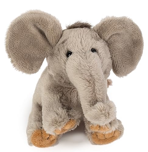 Schaffer 3552 éléphant en Peluche avec Aimant, Gris