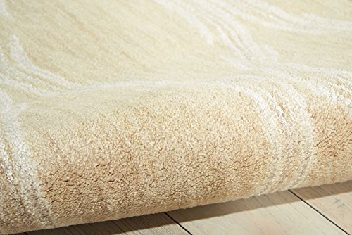 Nourison Tranquility Beige Runner Area Rug, 2-Feet 2-Inches By 7-Feet 6-Inches (2'2" X 7'6") #TOP3
