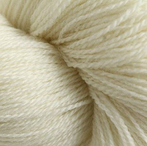 Undyed Superwash Merino Lace Knitting Yarn - 100g Twisted Hank