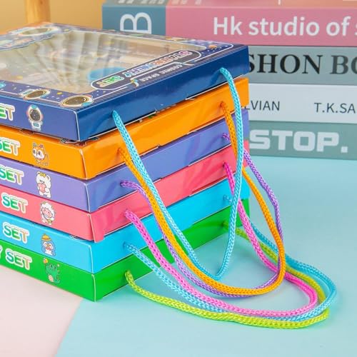 Image of Birthday Popper 5-in-1 Cartoon Themed Stationery Set for Kids - Set of 6 as Birthday Return Gifts, Study, Writing & Drawing - Type 2