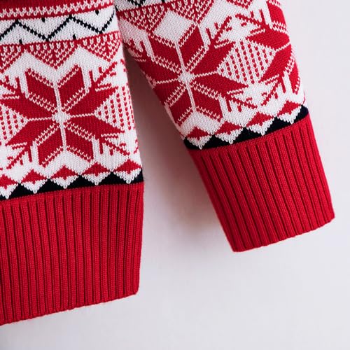 Image of Light Up Ugly Christmas Sweater Kids Girls Boys Snowman Reindeer Xmas Holiday LED Pullover Sweater 2-9 Yeas Old