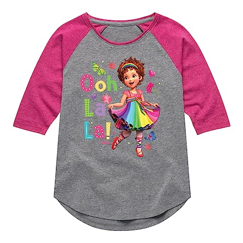 Disney Fancy Nancy - Toddler and Youth Girls Raglan Graphic