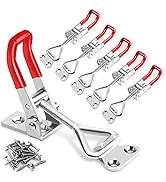 6 Pack Toggle Latch Clamp 4001, Adjustable Latch, Smoker Clamps Heavy Duty Latches, 330Lbs Holdin...