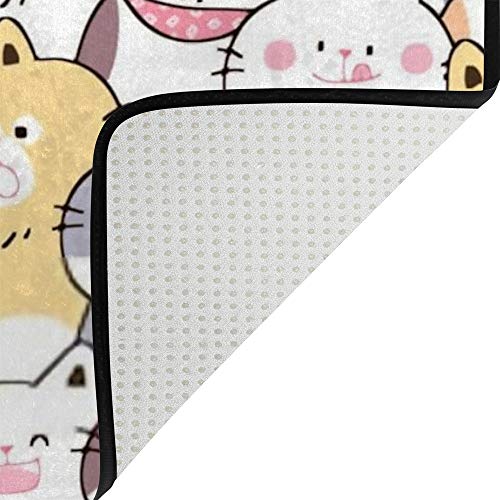 Tapis corail ultra doux HAOXIANG en coton stretch pour un confort de salon unique
