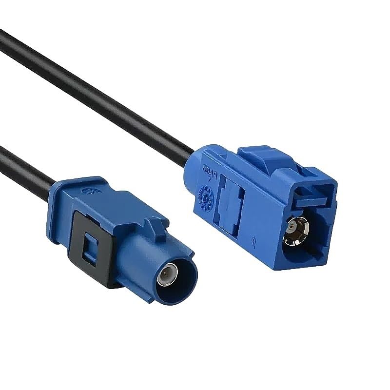 FAKRA Male to Female Reverse Camera Video Cable Adapter SYWV50-2/RTK031 Coaxial Cable FAKRA A B C D E F G H I K Z(FAKRA M -FAKRA F B,5M)