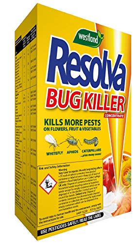 Resolva Bug Killer Concentrate 250ml Fast Acting Insect Killer for Aphids Whitefly Caterpillars & Garden Pests