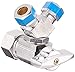 LASCO 06-9355 Quarter Turn 3-Way Valve, 5/8-Inch Compression Inlet X 3/8-Inch Compression Outlet X 3/8-Inch Compression Outlet, Chrome