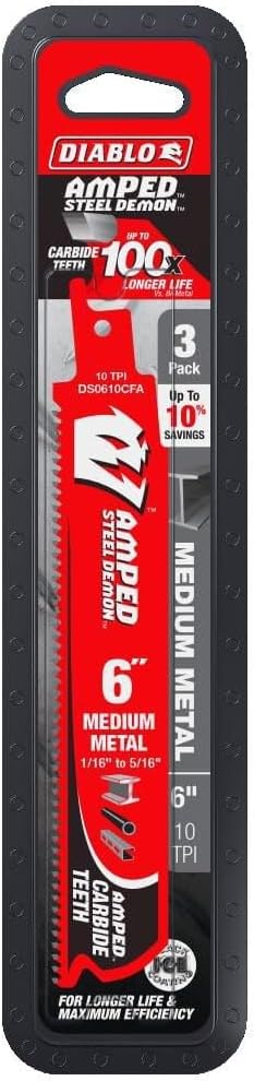 DB 6 TCT MED METAL AMPED 3PK