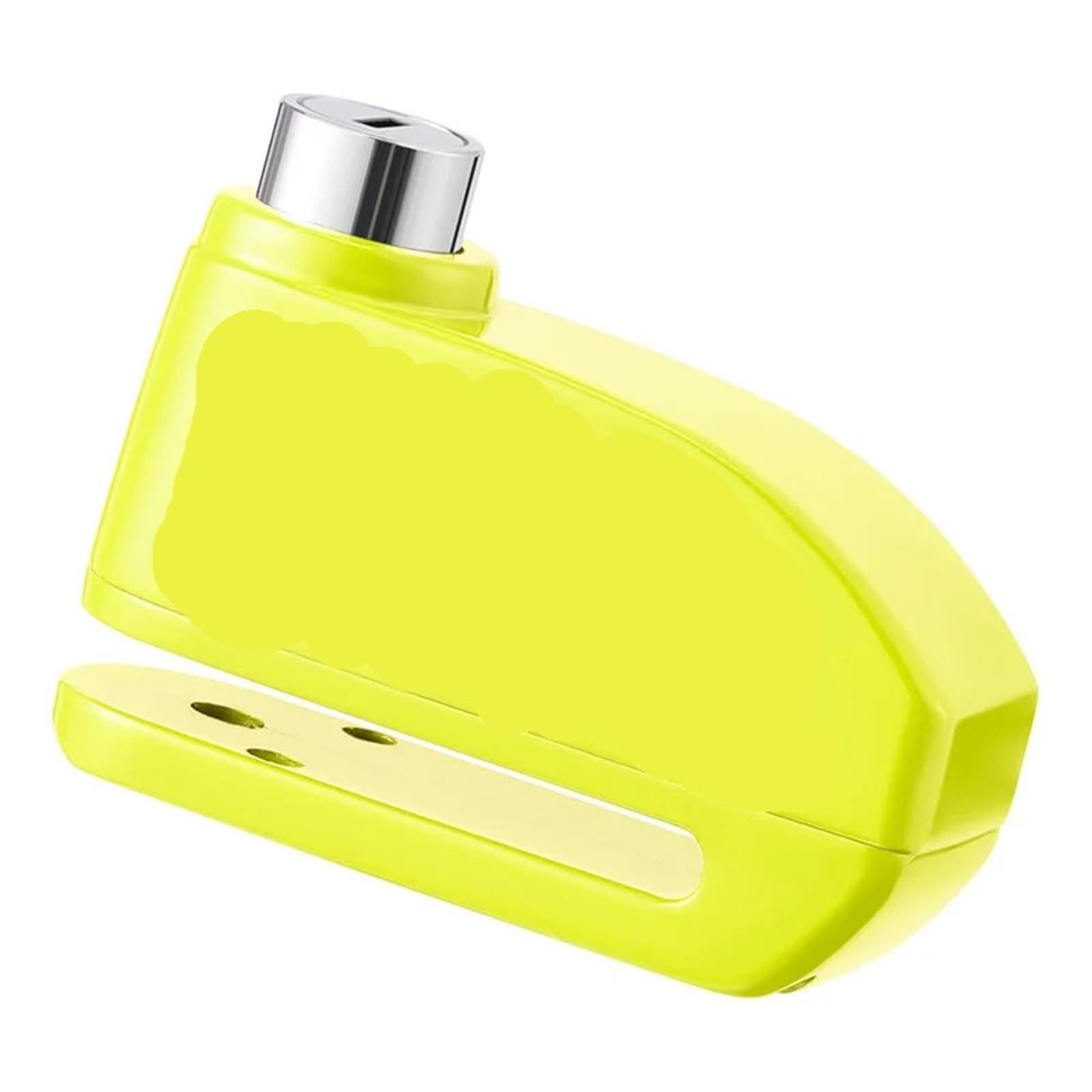 Arupmn Yellow Chain Lock Security Waterproof Motorcycle Bike Scooter Anti - Theft Alarm Lock With Disc Brake Bracket And Reminder Rope Motorcycle Handlebar Lock(Yellow)