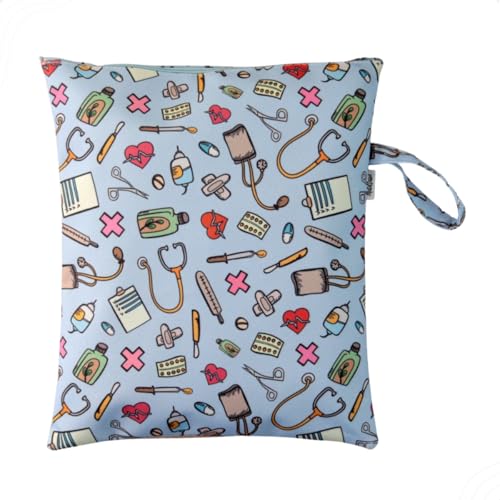 Bolsa necessaire personalizada enfermagem - (AZUL)