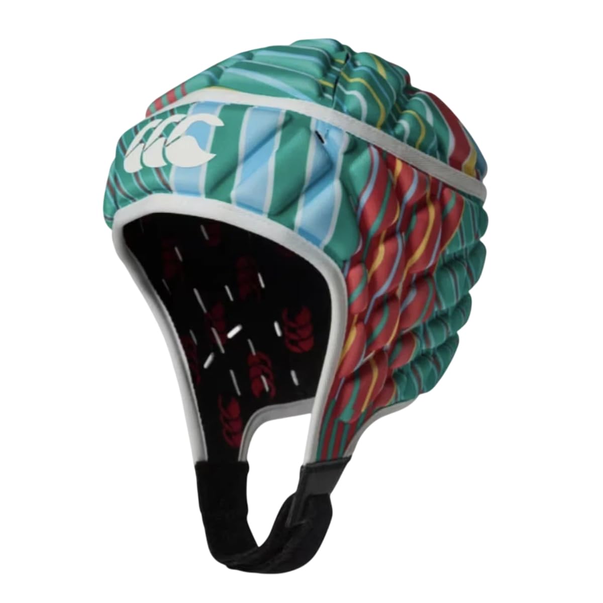 Canterbury Adult Unisex Uglies Raze Headguard Headguards, Emerald Green/Multi, XXS