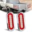 2Pcs Red White Screws 23Led Lights