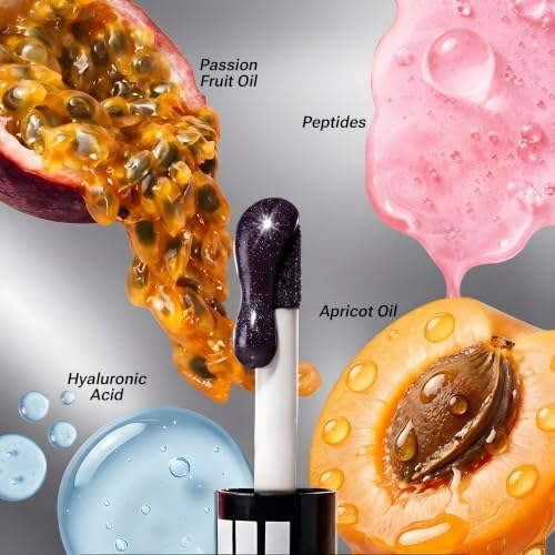 Image of Freed Black Kat Perfume with Liar Lip Gloss-Set of 2 | Bubblegum Shimmer Gloss with Chilli Plump | Warm Gourmand Perfume | Gift for Women