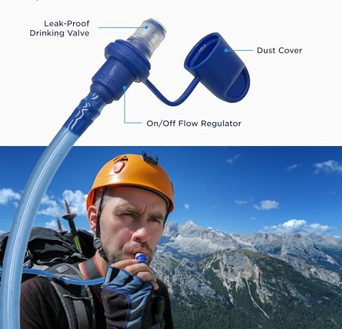 Extra-Large-8L-Water-Bladder-21-Gallon-Heavy-Duty-Hydration-Reservoir-Bag-Easy-fill-Wide-Mouth-Opening-Leak-proof-Drinking-Tube-with-Bite-Valve-Straw