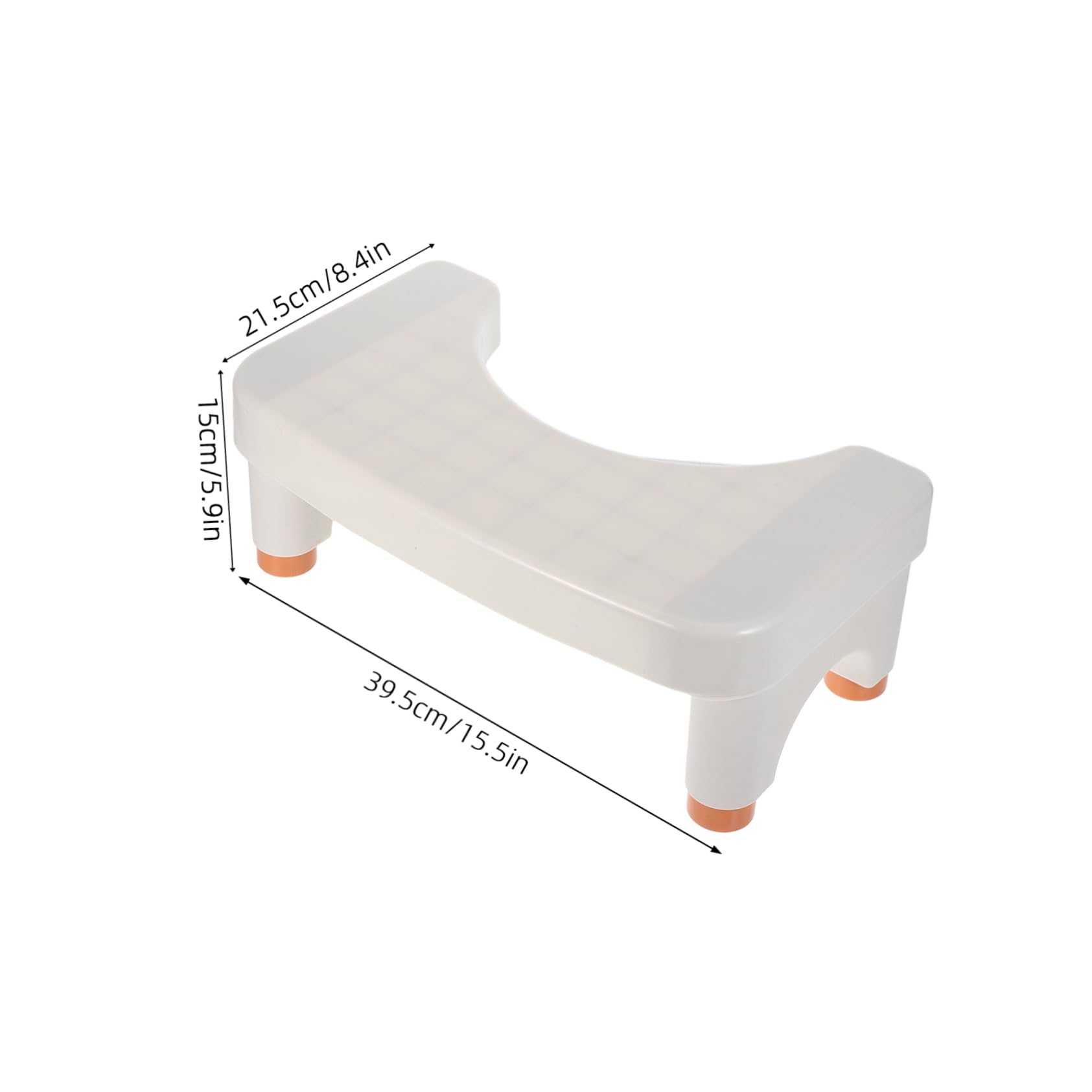 Gogogmee Toilet Stool Boys and Girls Footstool Adjustable Height for Seniors Adults and Toddlers Easy to Store