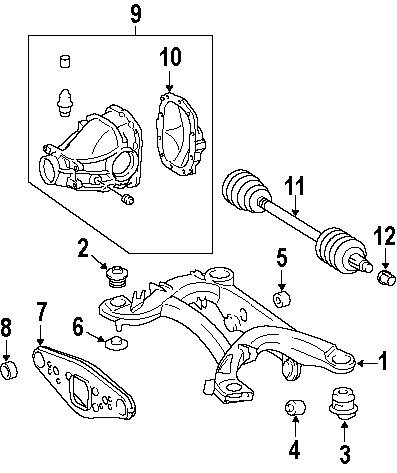 Carbon-Fiber Driveshaft Bonding - 2016-2017 Mercedes-Benz AMG GTS 3 Mercedes-Benz 000 353 13 73, Axle Nut