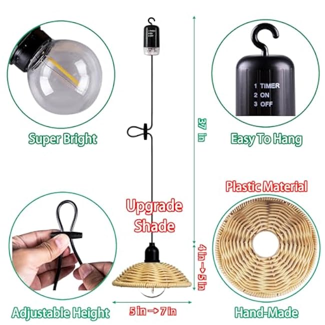 Pendant Light 7 Inch Outdoor Hanging Chandelier