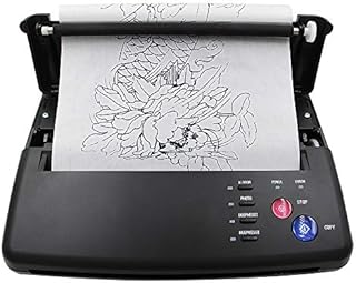 Tattoo Stencil Printer Tattoer Tattoo Thermal Copier with 10 Free Transfer Paper Tattoo Stencil Printer for Tattooing Tattoo Transfer Printer Tattoo Stencil Machine(2021 Upgrated) (Black)