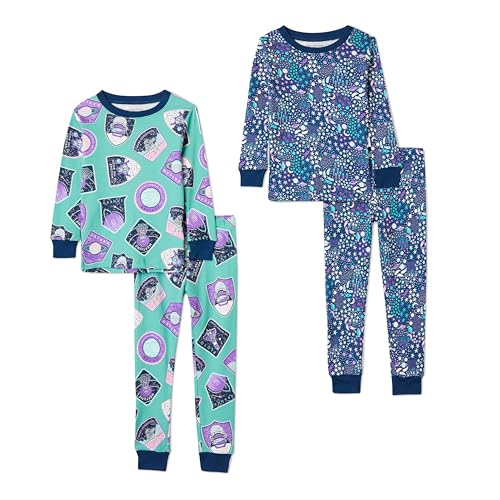 Image of Amazon Essentials Babies, Toddlers and Boys' Snug-Fit Cotton Pajama Set, Multipacks