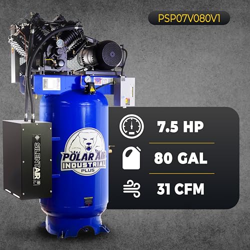POLAR AIR 7.5HP 80 Gal Silent
