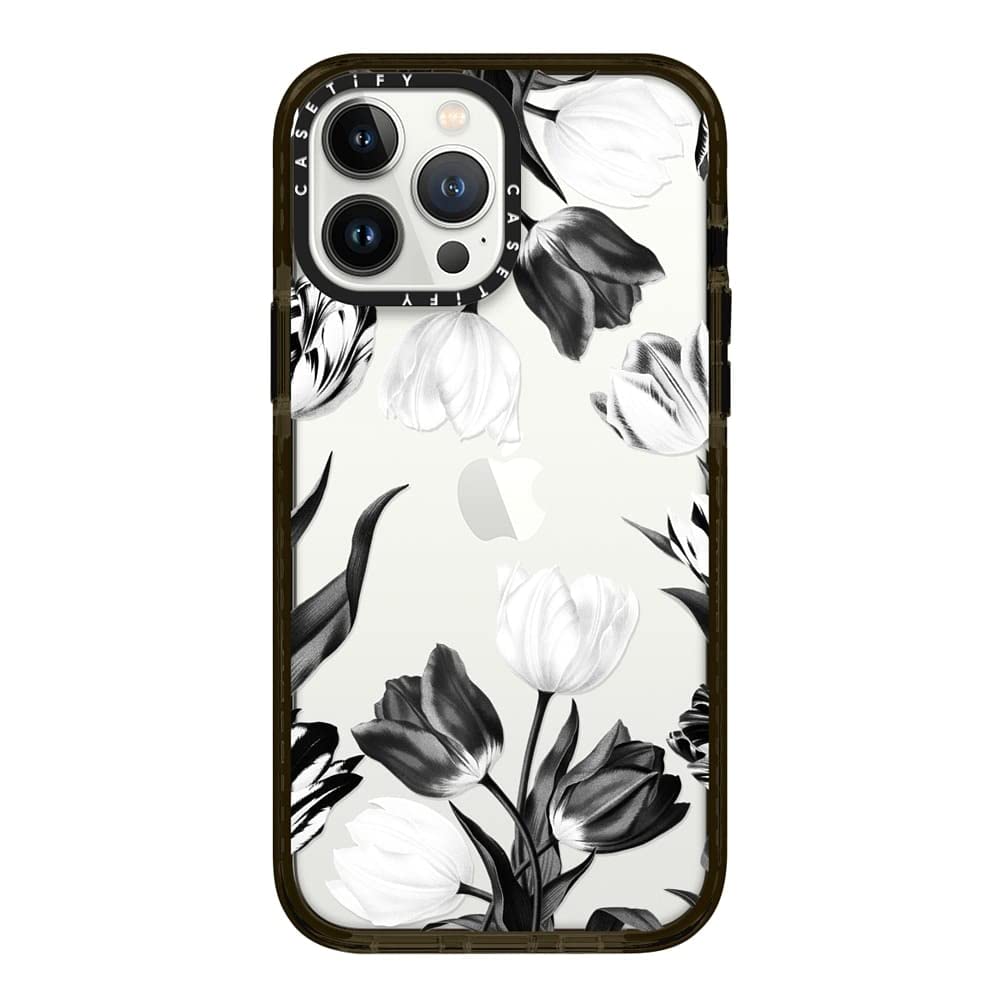 CASETiFY インパクトケース iPhone 13 Pro Max - Bed of Tulips Clear - クリア ブラック