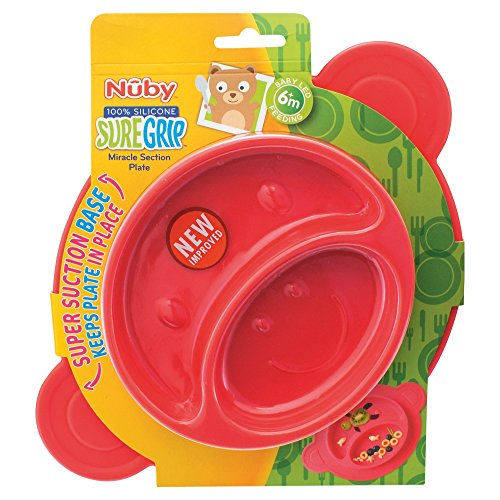 Nuby UK Sure Grip Miracle Sezione Plata, colori