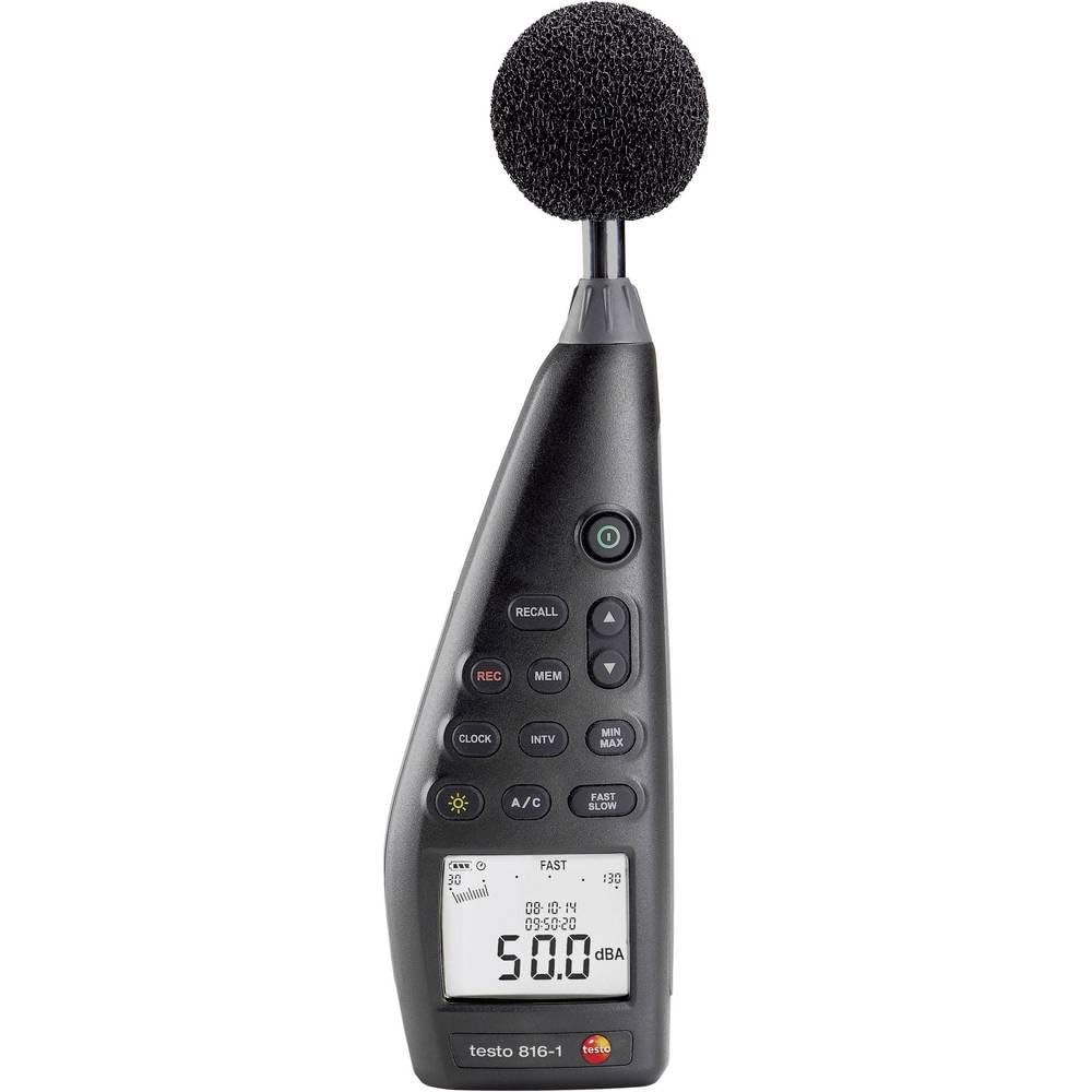 Testo 816-1 - Digital - A-Gewichtung - C-Gewichtung - Schnell - Langsam - 30-130 Db - 1,4 Db - 0,1 Db (0563 8170)