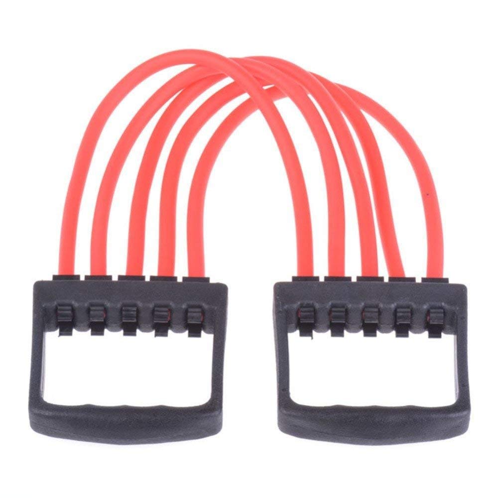 BLAPOXEUnbreakable 5 Spring Chest Expander with Silicone Rubber Home Gym Exerciser (B07H1WNRRR) Amazon Price History, Amazon Price Tracker