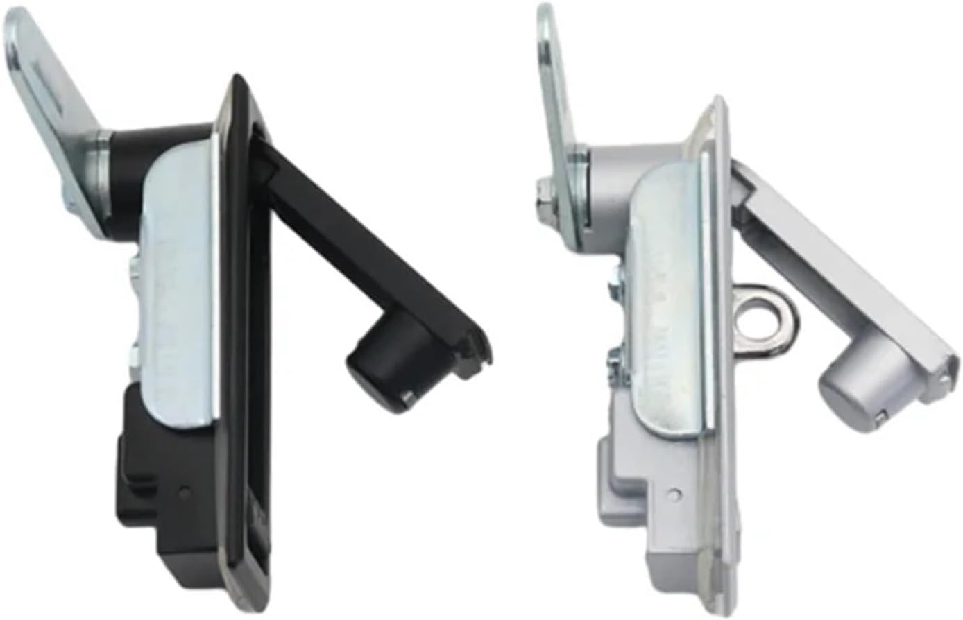 Flat Lock Zinc Alloy Charging Pile Face Mask Machine Lock Electrical Control Cabinet Distribution Box Outdoor(Black)