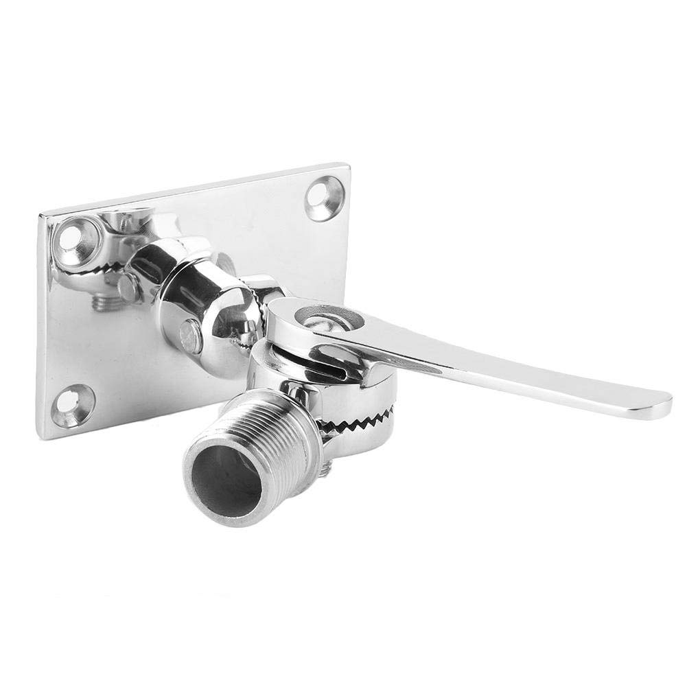 Acouto VHF Marine Antenna Ratchet Mount - Stainless Steel Adjustable Base For Boat Rail Or Deck - View #5