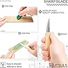 Hutsuls Wood Whittling Kit for Beginners - Razor Sharp Wood Carving Knife Set in Beautifully Designed Gift Box, Whittling Knife for Kids and Adults (8 Pieces) #2