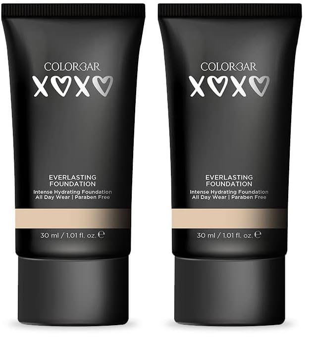 Image of Colorbar XOXO Everlasting Foundation, Petal-30 ml (Pack of 2)