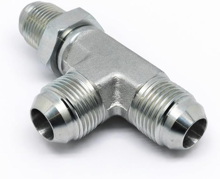 AF C5726-03-03-03 - #3 Male JIC (3/8''-24 Threads) - Bulkhead Run Tee