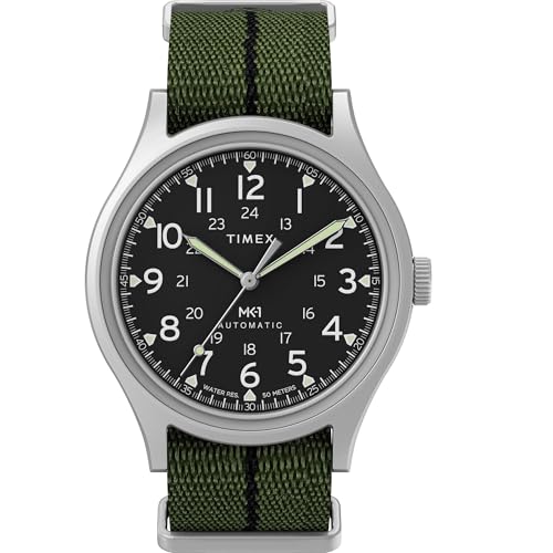 Montre Automatique MK1 Timex 40 mm pour homme avec cadran noir