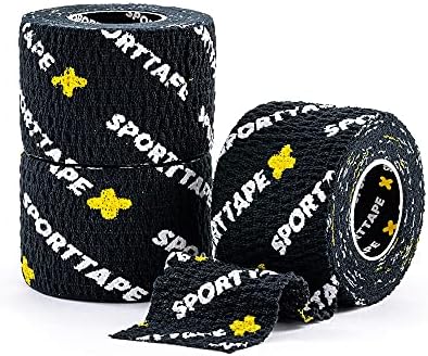 SPORTTAPE 3 Rolls Weightlifting Thumb Tape - 5 Colours | Cross Fit Tape with Sweatproof Adhesive | Easy Tear, Strong Grip | Thumb Tape for Hook Grip, Olympic Lifting, WOD, Finger Protection