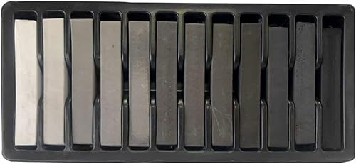 Nature Cool Set of 12 Grey Soft Pastels - Drawing and Scrapbooking - Ideal for Kids, Beginners, Teachers, and Artists