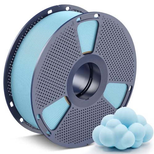 Image of SUNLU PLA 3D Printer Filament, Pastel Blue (Baby Blue), 1KG | PLA Filament 1.75mm, Smooth Printing, Neatly Wound, + /-0.02mm Accuracy, Compatible with Most FDM 3D Printers