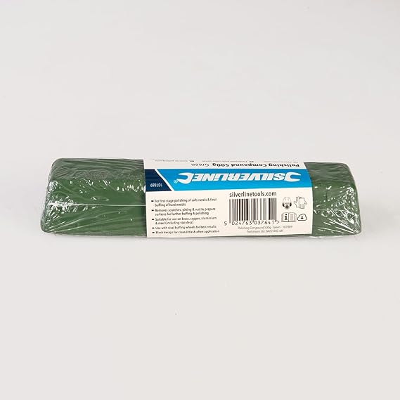 Silverline 107889 Green Polishing Compound, 500 g
