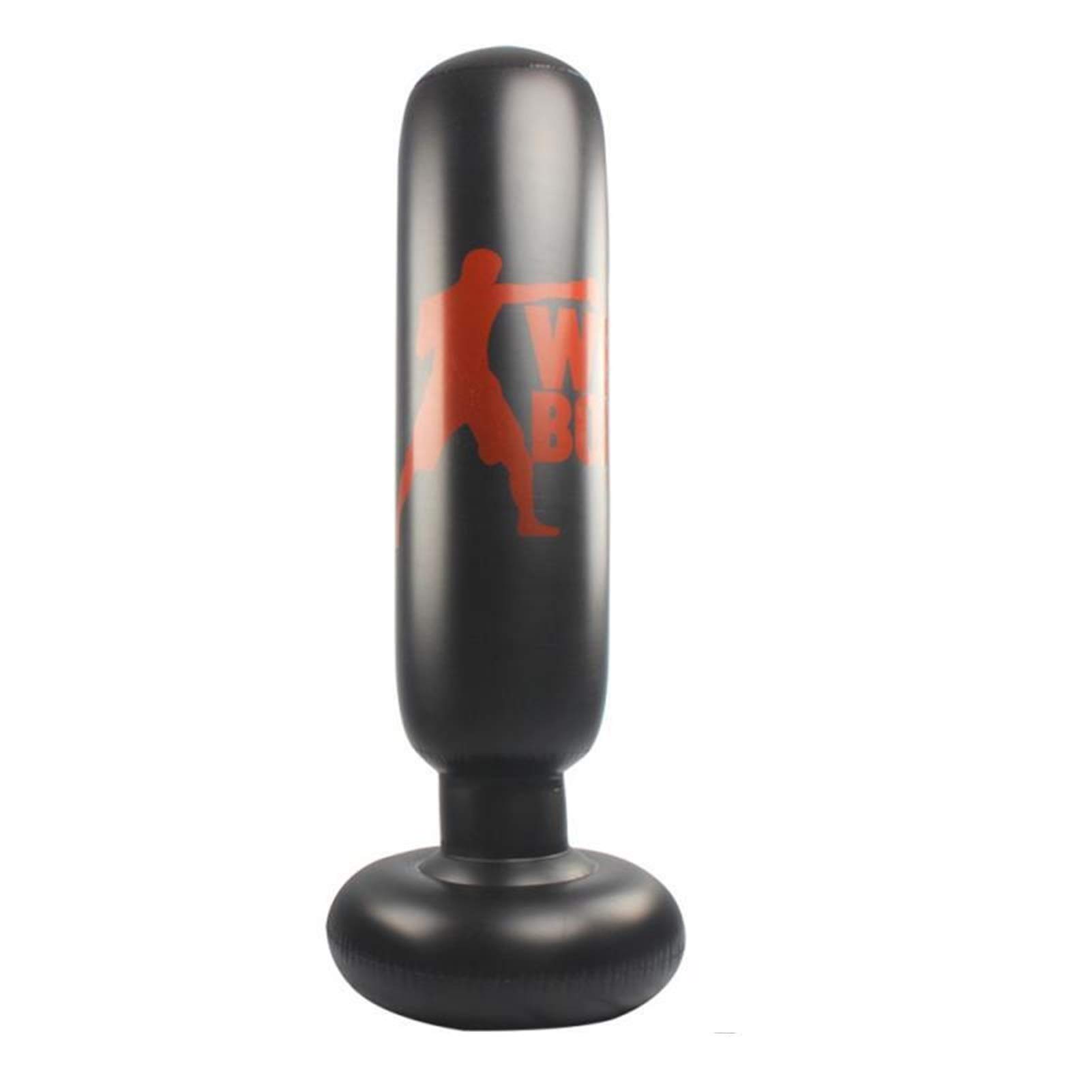 Sacco da Boxe,Sacco da Boxe da Terra 160 cm Boxing Punzonatura Borsa Gommone Gommone Gommone Gratuito Tumbler Muay Thai Training Pressure Sollievo Rimbalzo Sandbag con Pompa dell'Aria