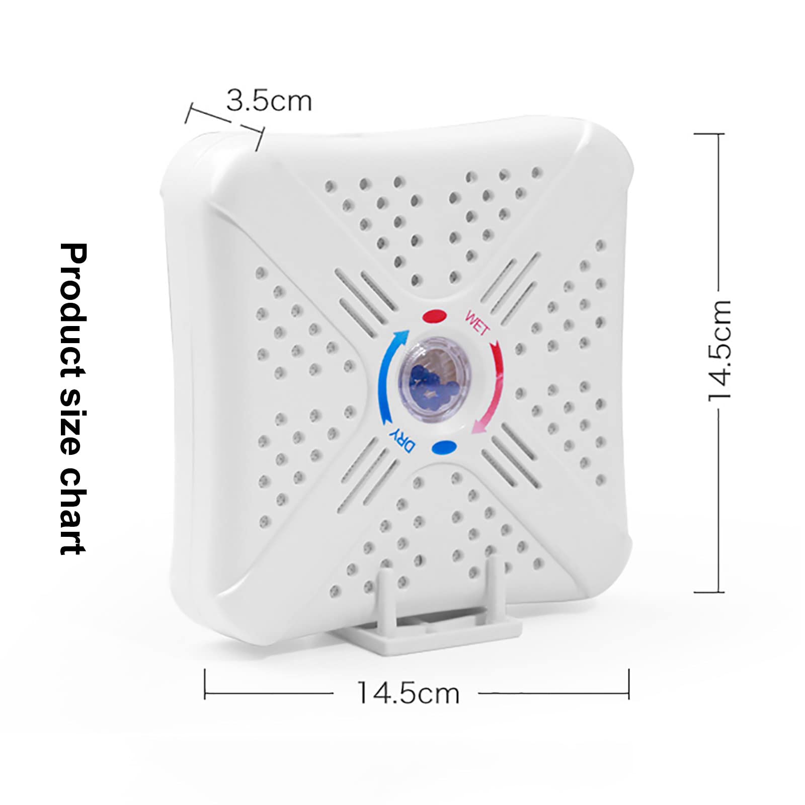 Deshumidificador – Mini circulación de baja energía absorción de humedad para armario, zapatero, estantería, taquilla - Simple y conveniente