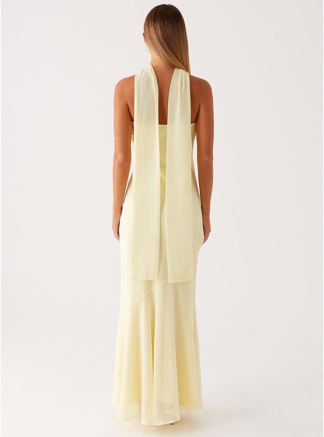 GUCURIN Women Strapless Floral Dress with Sarf Mesh Tube Maxi Dress Summer Cocktail Wedding Guest - Image 2