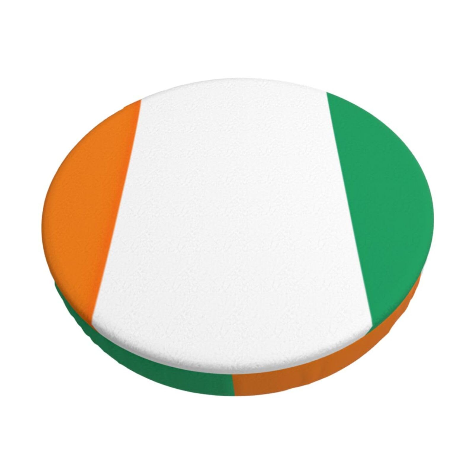ACVnbm Flag Of Cote D'Ivoire Print Round Bar Chair Cushion Cover, Elastic Chair Protector For Kitchen Bar Dining