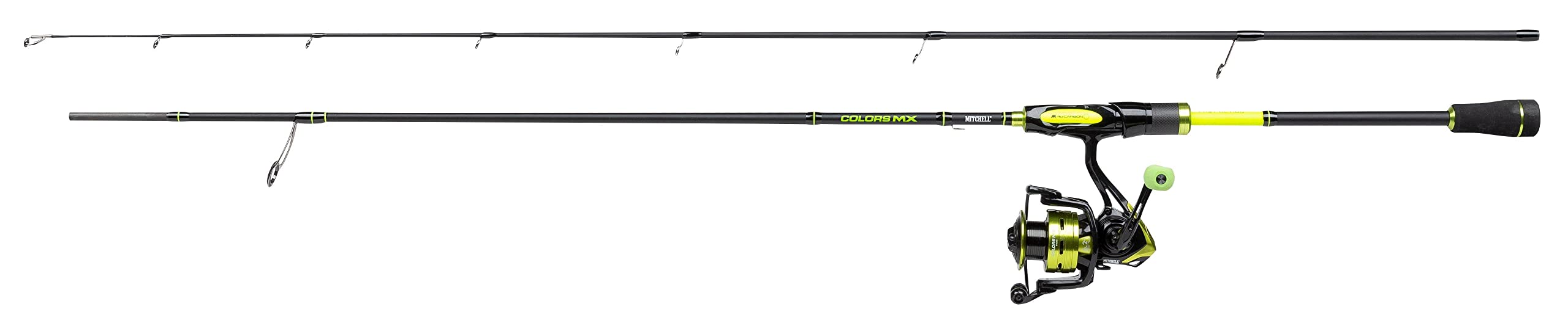 Mitchell Colors MX Spinning Canne à pêche et Moulinet Combo – Configuration de la pêche au Spinning – Perche, Truite, brochet, Sandre