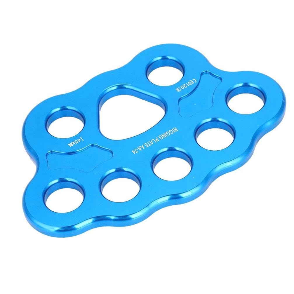 Climbing Gear 8-Hole Aluminum Rigging Plate - Heavy Duty Anchor ...