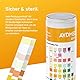 100 x Aydmed Urinanalyse Teststreifen 10 Parameter Urinteststreifen für Leukozyten, Nitrit, Urobilinogen, Protein, pH, Blut, spezifisches Gewicht, Keton, Bilirubin und Glukose