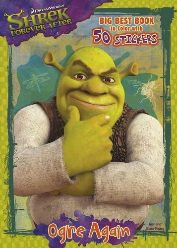 Shrek Forever After Ogre Again Big Best Book to Color