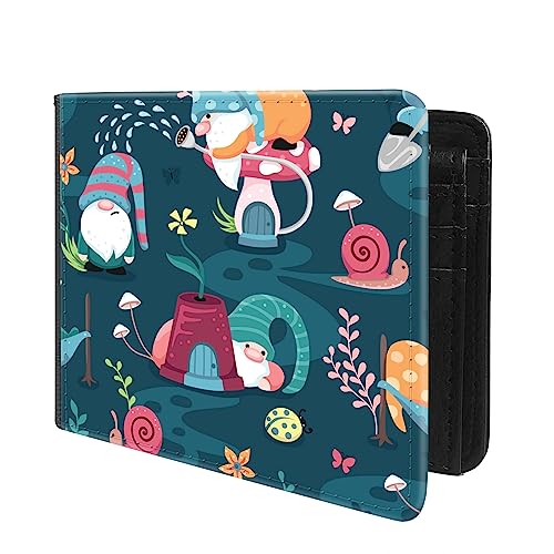 Front Pocket Slim Bifold Leather Wallet RFID Blocking with ID Window for Men / WB06452